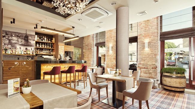Hotel Wieniawski ลูบลิน ร้านอาหาร รูปภาพ